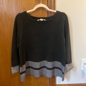 Max studio color block sweater, size Large. Soft material and like new condition